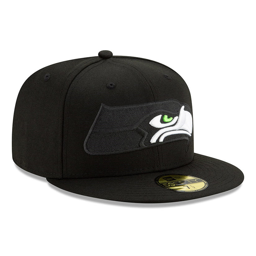 New Era 59FIFTY Seattle Seahawks Baseball Cap NFL Elements 2.0 - Schwarz