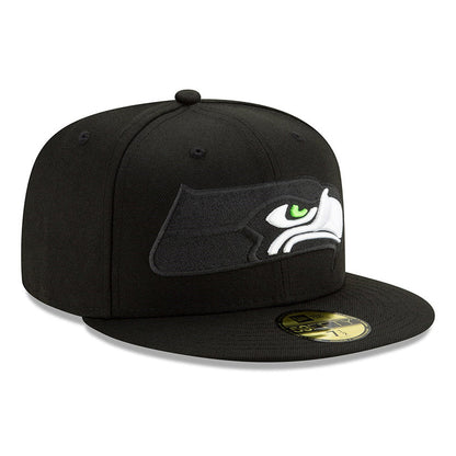 New Era 59FIFTY Seattle Seahawks Baseball Cap NFL Elements 2.0 - Schwarz
