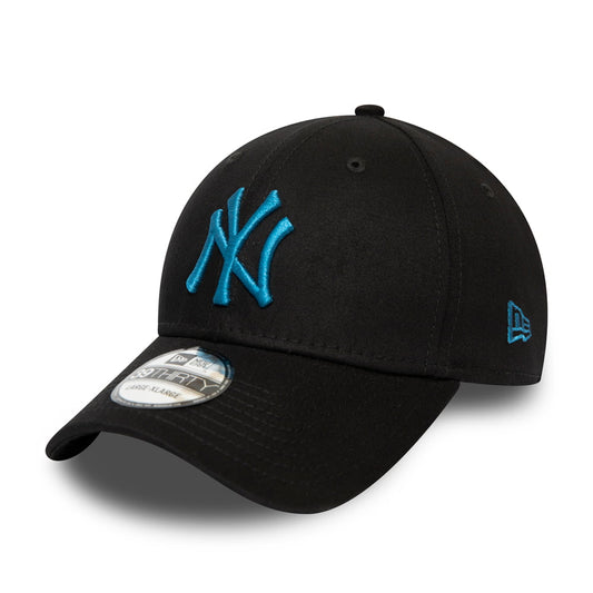 New Era 39THIRTY New York Yankees Baseball Cap - MLB League Essential II - Schwarz-Petrol