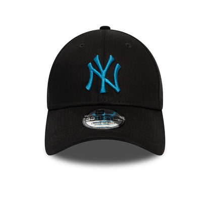New Era 39THIRTY New York Yankees Baseball Cap - MLB League Essential II - Schwarz-Petrol