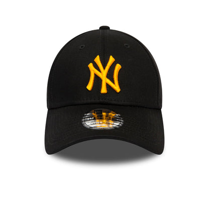 New Era 39THIRTY New York Yankees Baseball Cap - MLB League Essential II - Schwarz-Gelb