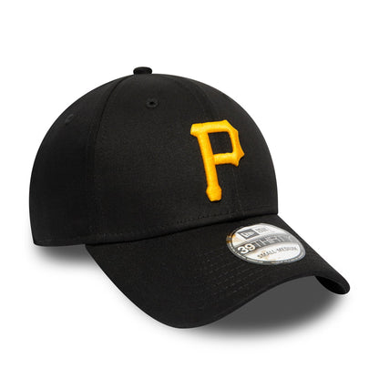 New Era 39THIRTY Pittsburgh Pirates Baseball Cap MLB League Essential - Schwarz
