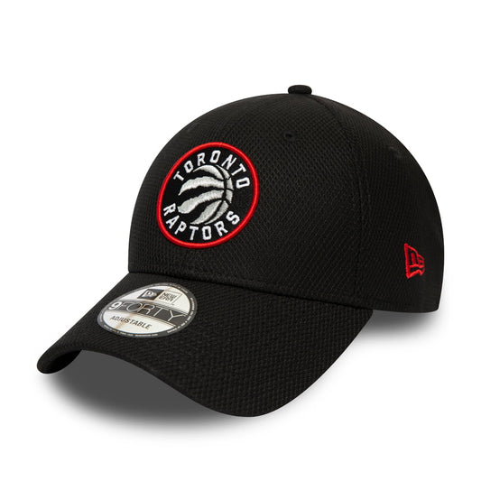 New Era 9FORTY Toronto Raptors Baseball Cap NBA Diamond Era Essential - Schwarz