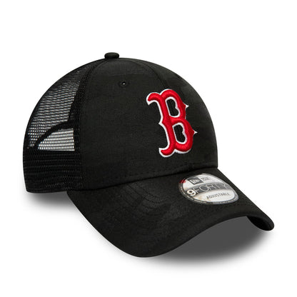 New Era 9FORTY Boston Red Sox Trucker Cap MLB Seasonal The League - Schwarz