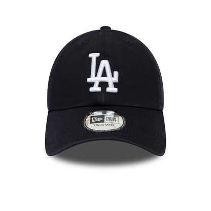 New Era 9TWENTY L.A. Dodgers Baseball Cap MLB Washed Casual Classic - Marineblau