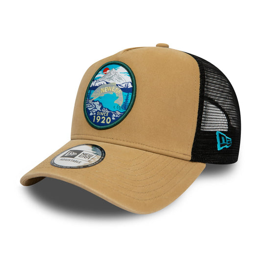 New Era Outdoors A-Frame Trucker Cap - Steingrau