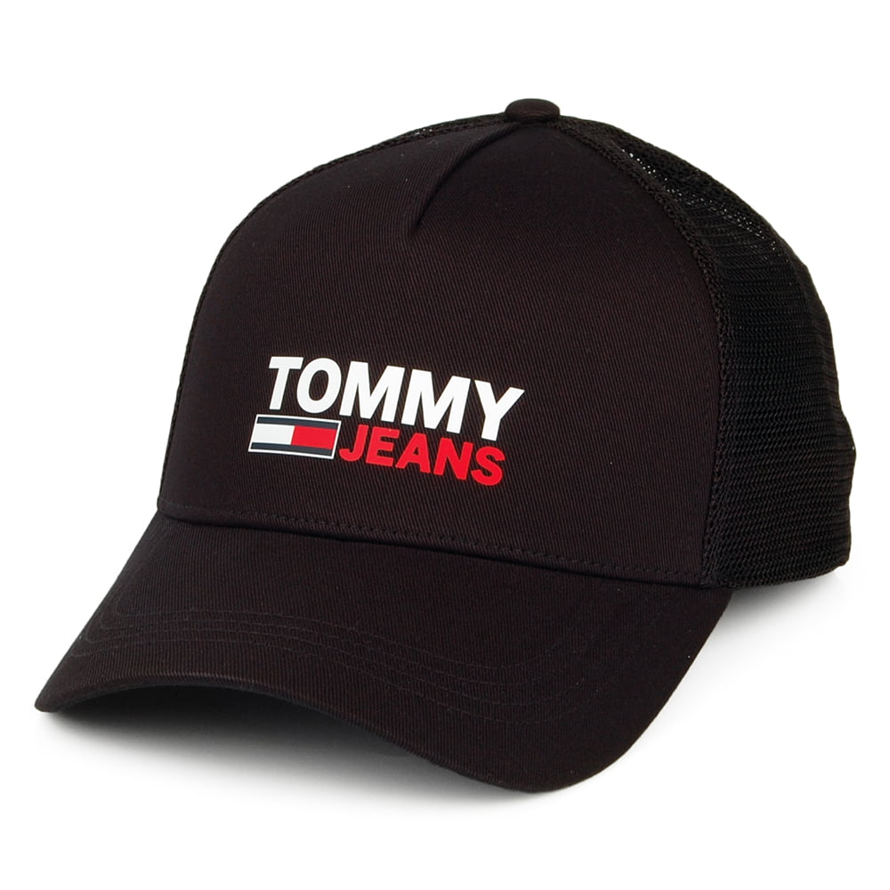 Tommy Hilfiger TJM Logo Trucker Cap - Schwarz