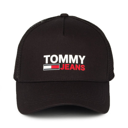Tommy Hilfiger TJM Logo Trucker Cap - Schwarz