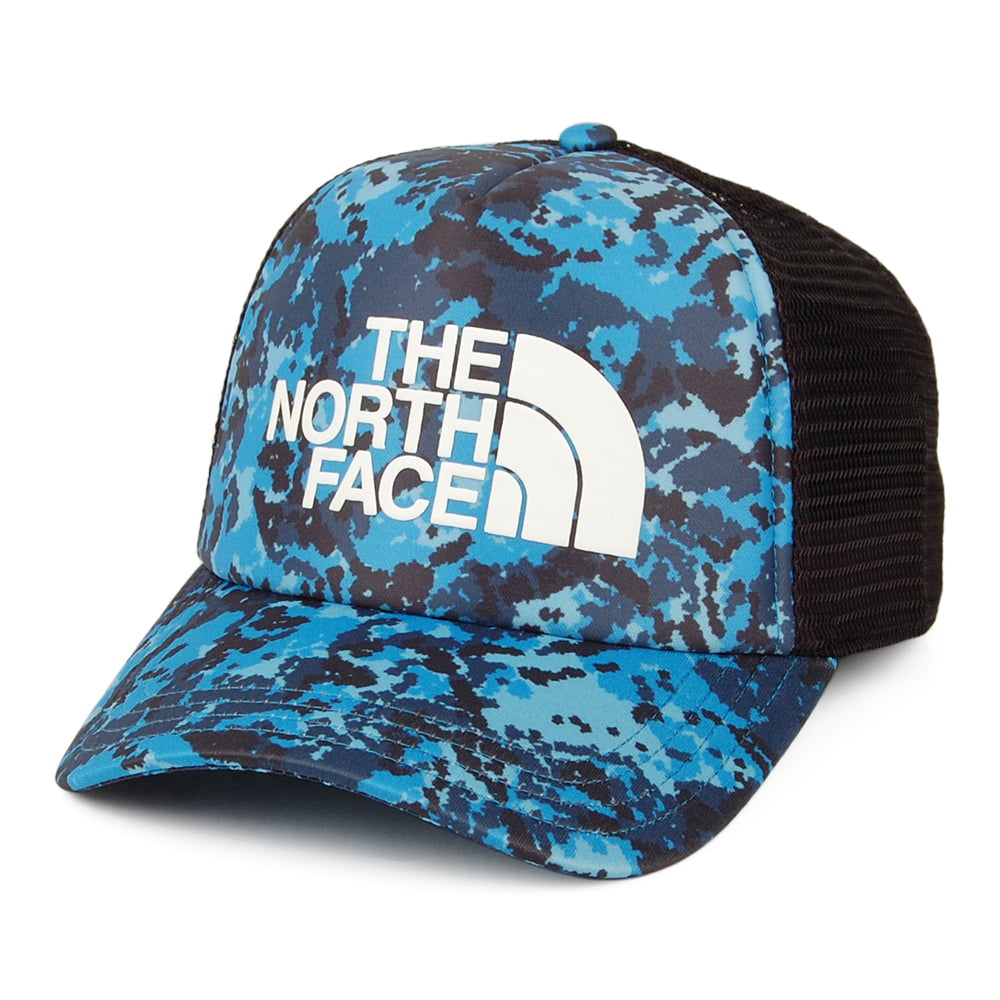 The North Face TNF Logo Deep Fit Trucker Cap - Blau-Tarnfarben