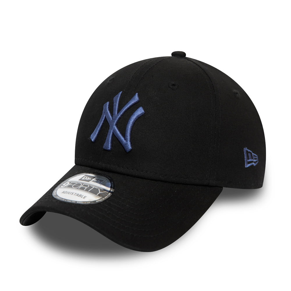 New Era 9FORTY New York Yankees Baseball Cap MLB Colour Essential - Schwarz-Blau