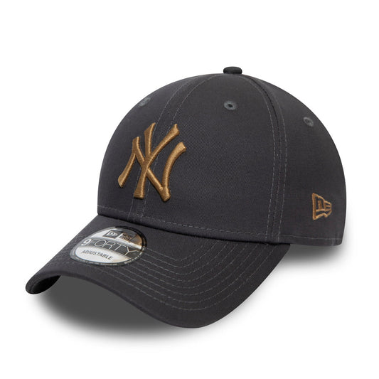 New Era 9FORTY New York Yankees Baseball Cap MLB Colour Essential - Graphitgrau