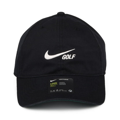 Nike Golf Heritage 86 Washed Solid Baseball Cap - Schwarz