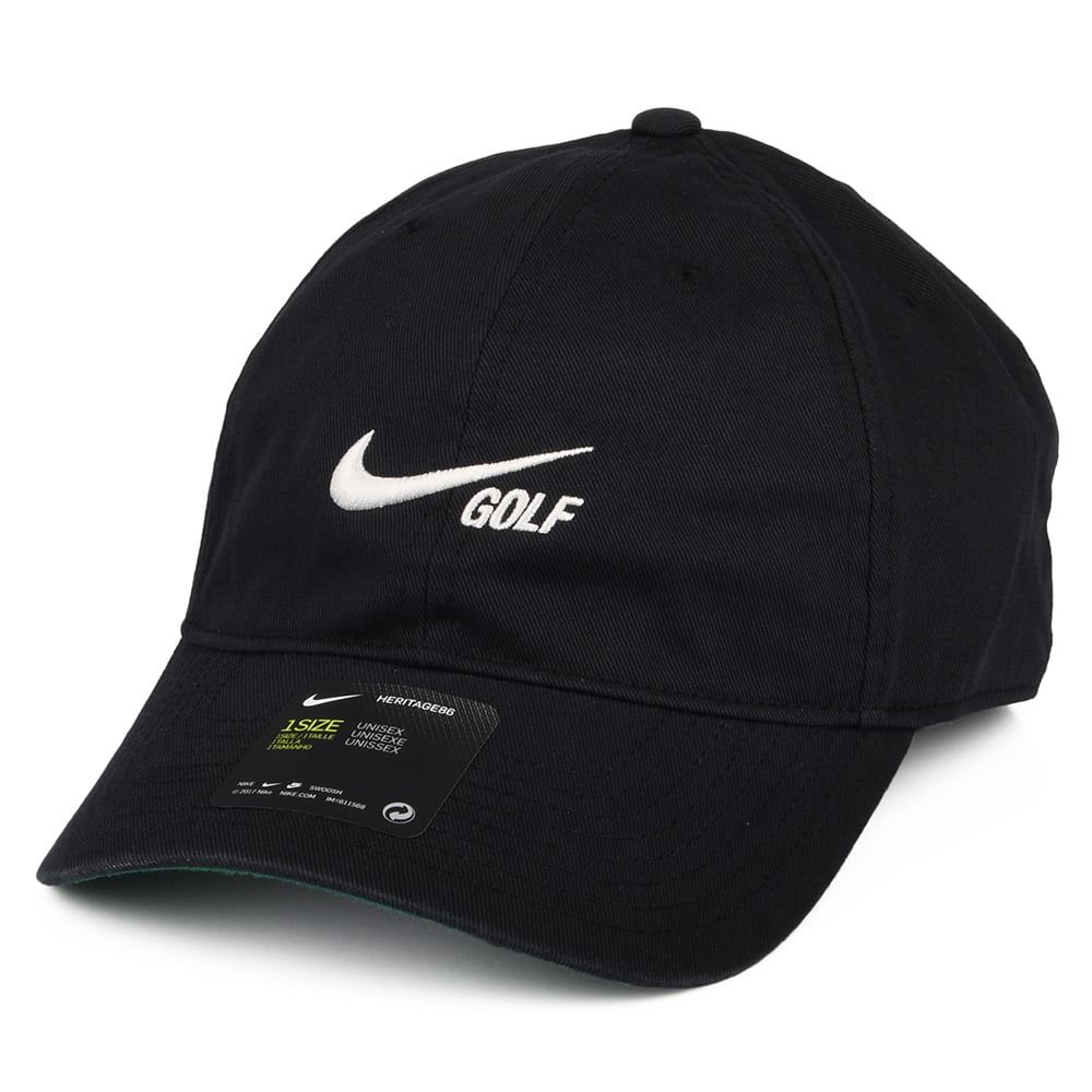 Nike Golf Heritage 86 Washed Solid Baseball Cap - Schwarz