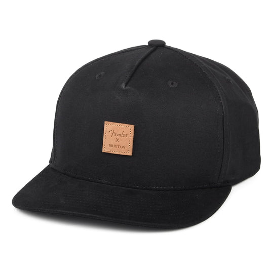 Brixton Fender Reverb C Snapback Cap - Schwarz