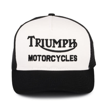 Triumph Motorcycles Oil Trucker Cap - Schwarz-Knochen