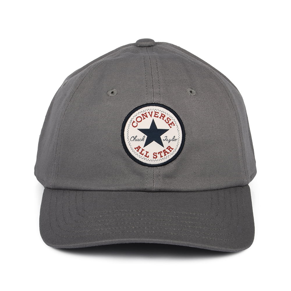 Converse Tip Off Baseball Cap aus Baumwolle - Meliertes Grau