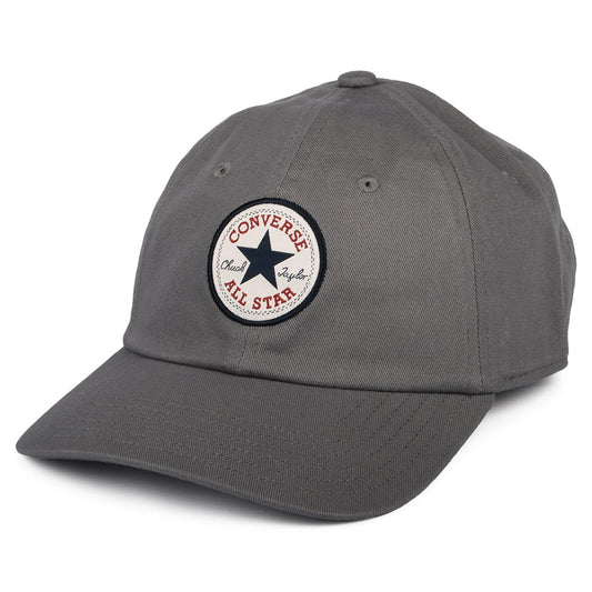 Converse Tip Off Baseball Cap aus Baumwolle - Meliertes Grau