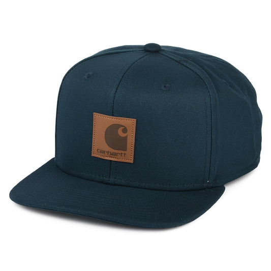 Carhartt WIP Logo Snapback Cap - Mitternachtsgrün