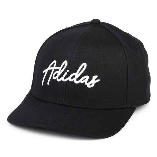 Adidas Script Baseball Cap aus Baumwolle - Schwarz