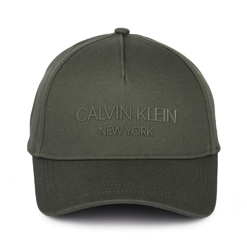 Calvin Klein New York Baseball Cap - Dunkelolivgrün