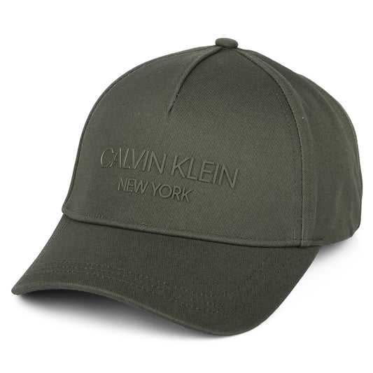 Calvin Klein New York Baseball Cap - Dunkelolivgrün