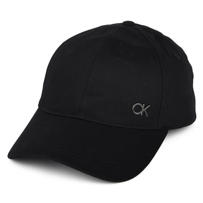Calvin Klein Metal CK Enamel Baseball Cap - Schwarz