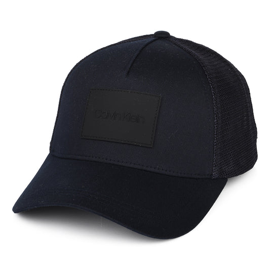 Calvin Klein Rubber Patch Trucker Cap - Marineblau