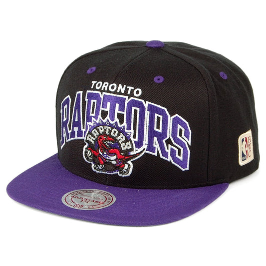 Mitchell & Ness Toronto Raptors Snapback Cap NBA Arch 2 Tone - Schwarz - Lila