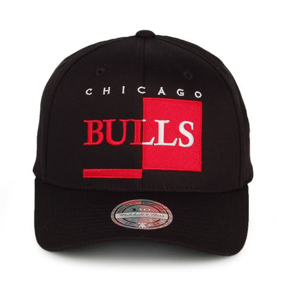 Mitchell & Ness Chicago Bulls Snapback Cap NBA Blocked 110 - Schwarz