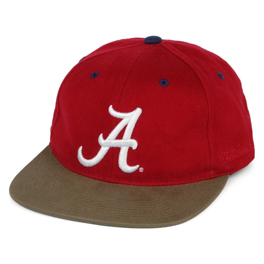 Mitchell & Ness Alabama Snapback Cap Blockhead Deadstock - Rot