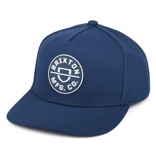 Brixton Crest MP Snapback Cap - Blau
