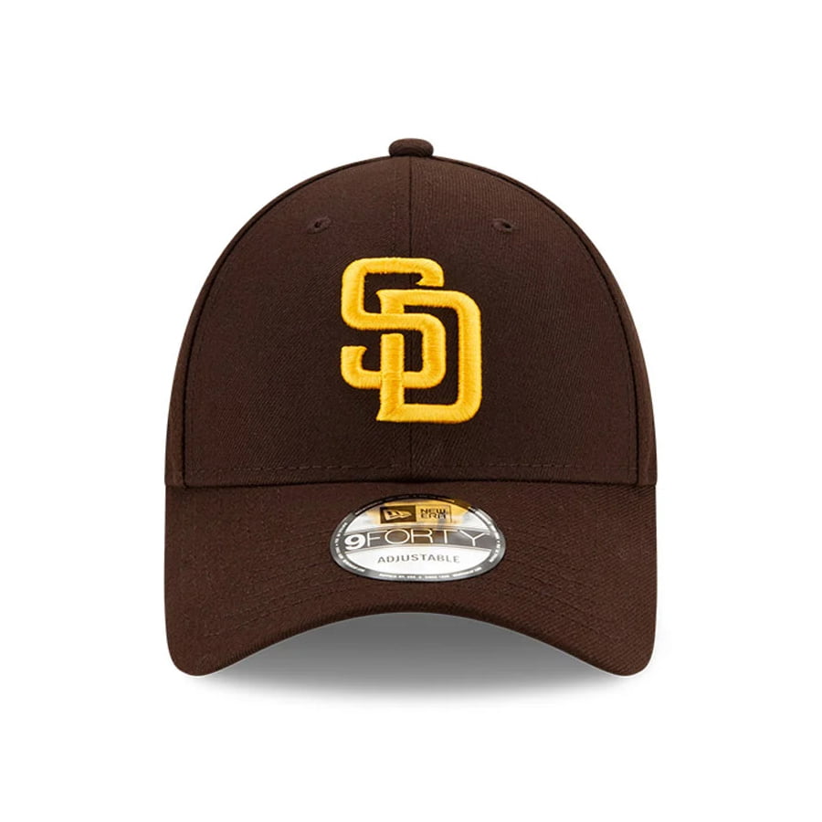New Era 9FORTY San Diego Padres Baseball Cap MLB The League - Braun-Gold
