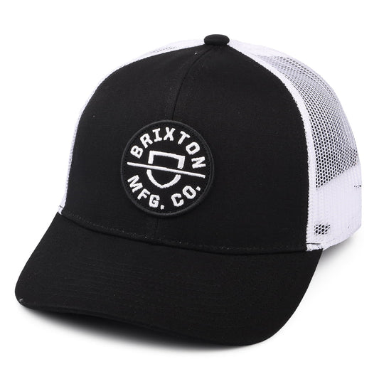 Brixton Crest NetPlus MP Trucker Cap - Schwarz