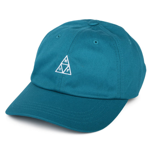 HUF Mini Triple Triangle Curved Visor Baseball Cap - Petrol