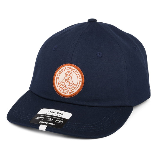 Patagonia Peak Protector Badge Trad Baseball Cap - Marineblau