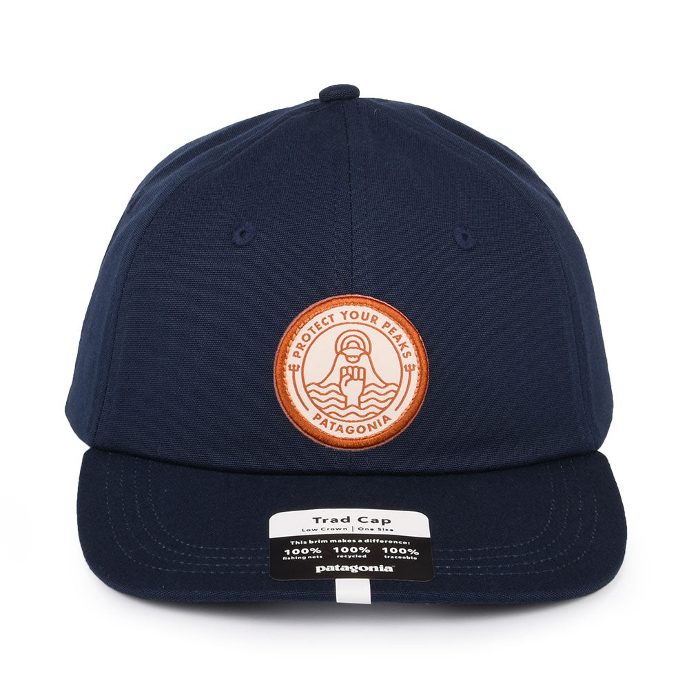 Patagonia Peak Protector Badge Trad Baseball Cap - Marineblau