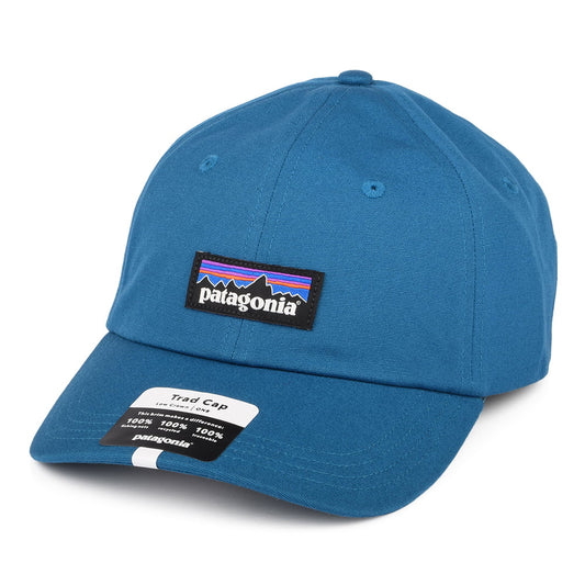 Patagonia P-6 Label Trad Baseball Cap aus organischer Baumwolle - Petrol