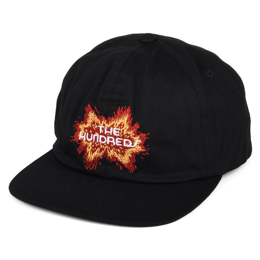 The Hundreds Boom Snapback Cap aus Baumwolle - Schwarz