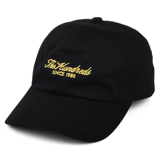 The Hundreds Rich Strapback Cap aus Baumwolle - Schwarz