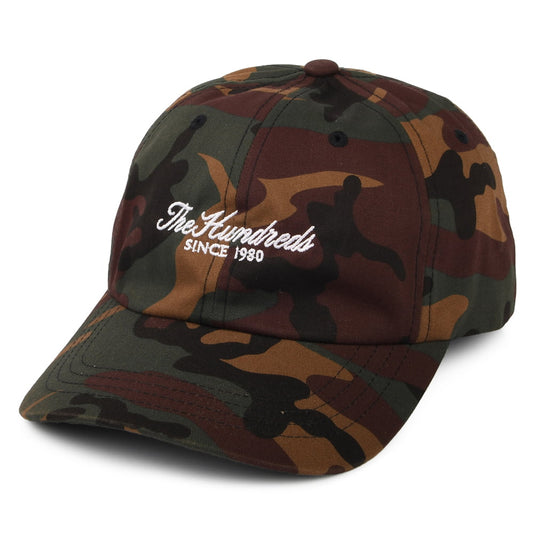 The Hundreds Rich Strapback Cap aus Baumwolle - Waldgrün
