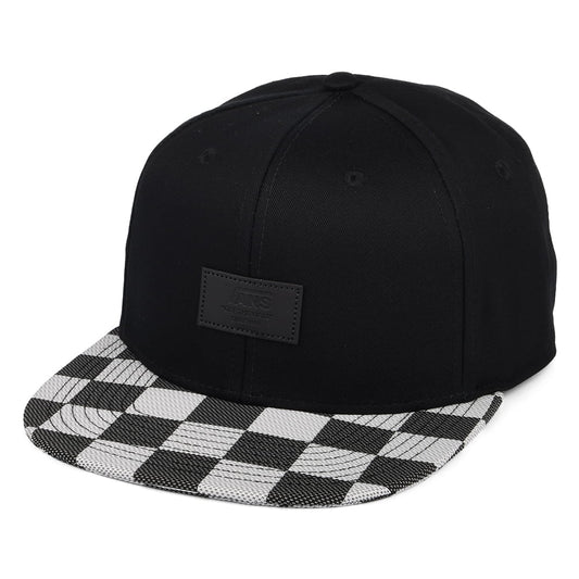 Vans Allover It Snapback Cap mit Karomuster - Schwarz-Weiß