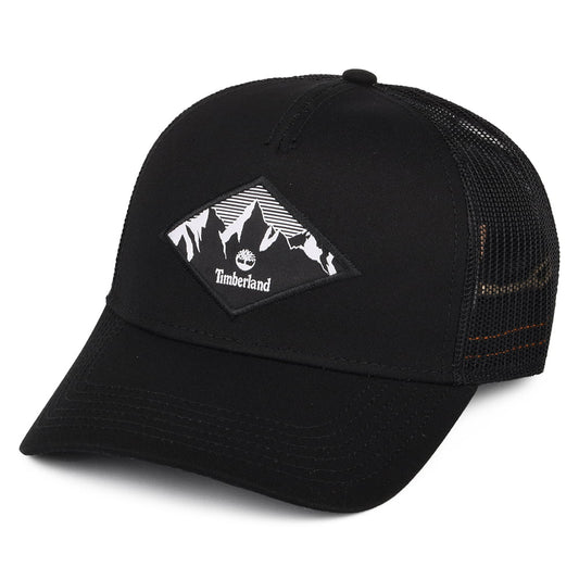Timberland Diamond Landscape Patch Trucker Cap - Schwarz