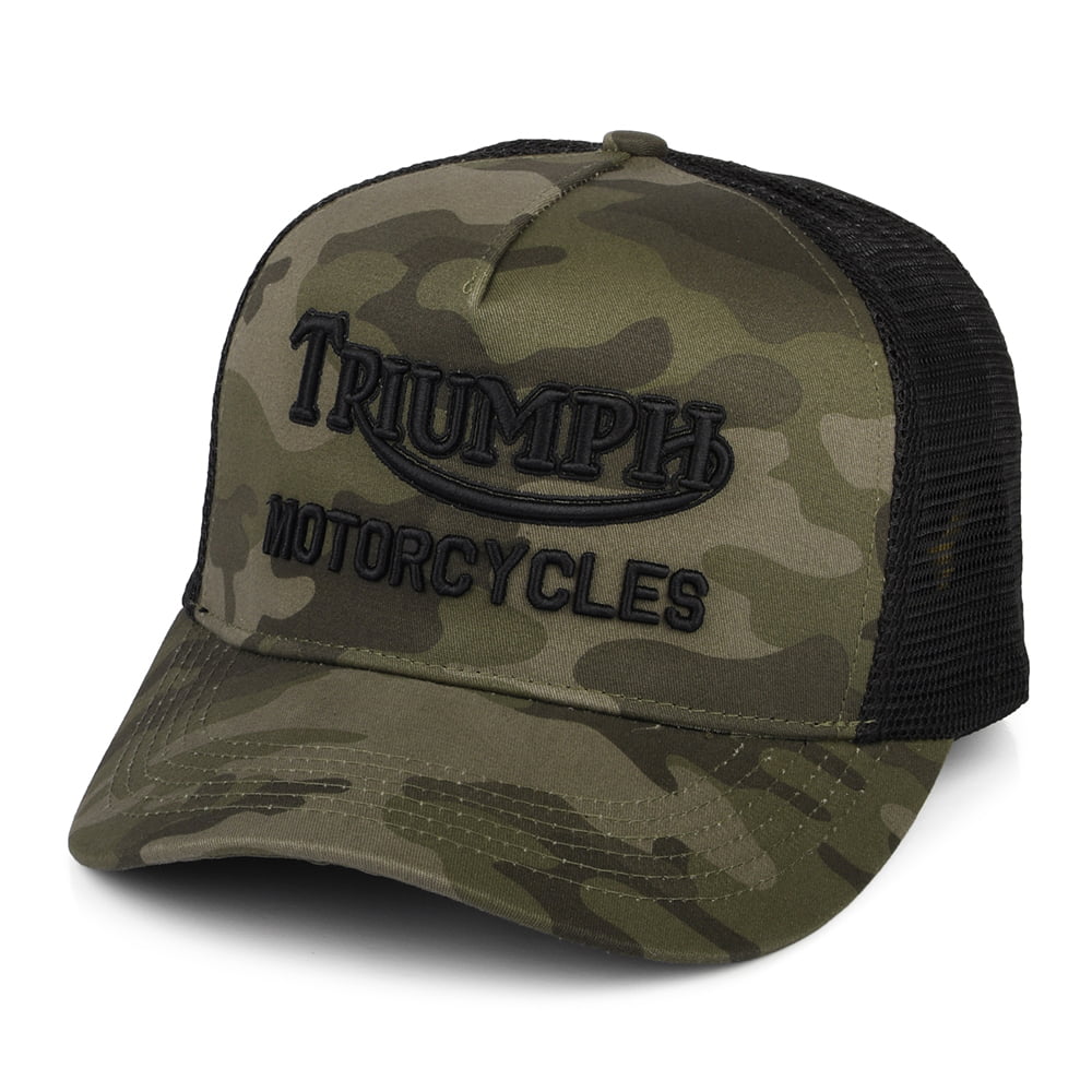 Triumph Motorcycles Oil Trucker Cap - Tarnfarben