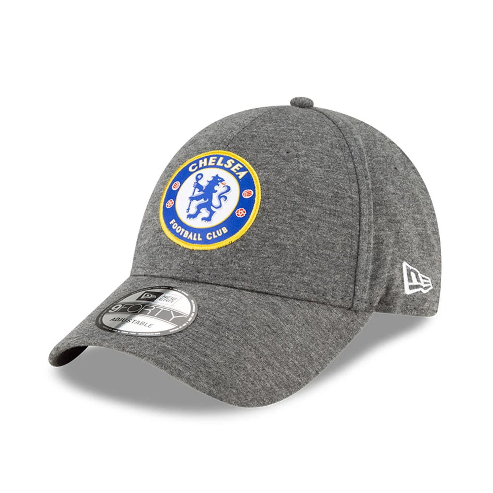 New Era 9FORTY Jersey Chelsea FC Baseball Cap Lion Crest - Grau