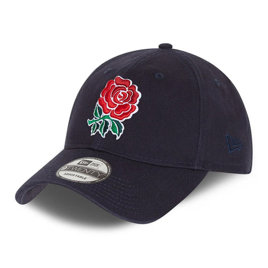 New Era 9TWENTY England Rugby Baseball Cap - Casual Classic - Marineblau