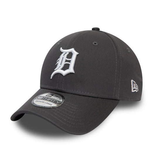 New Era 39THIRTY Detroit Tigers Baseball Cap MLB League Essential - Graphitgrau