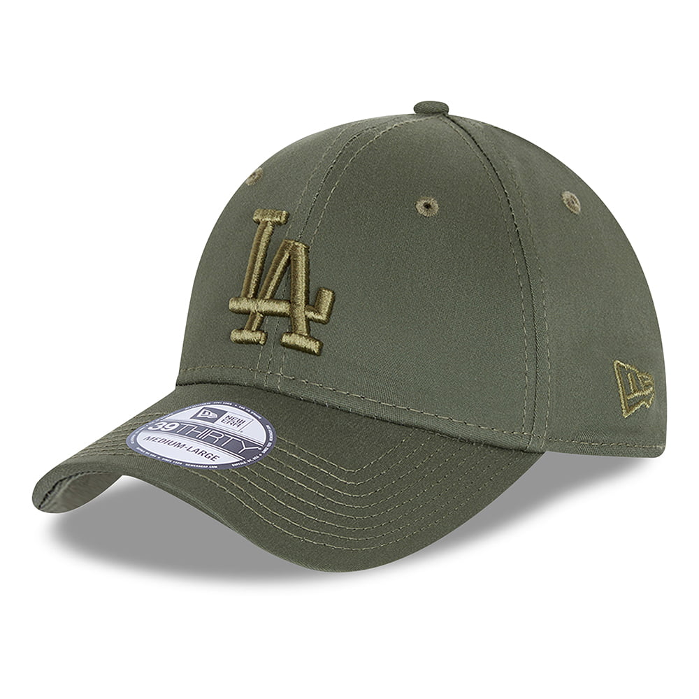 New Era 39THIRTY L.A. Dodgers Baseball Cap - MLB League Essential - Olivgrün