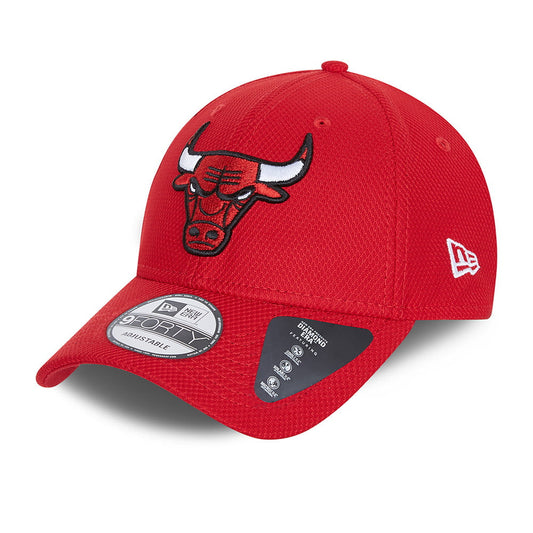 New Era 9FORTY Chicago Bulls Baseball Cap - NBA Diamond Era - Rot