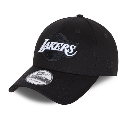 New Era 9FORTY L.A. Lakers Snapback Cap NBA Black Base - Schwarz