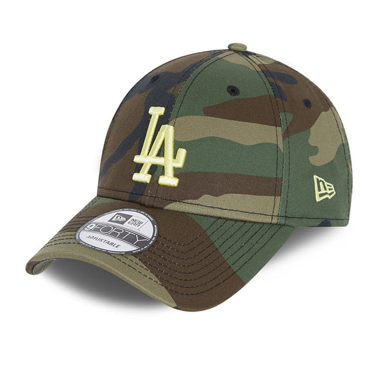 New Era 9FORTY L.A. Dodgers Baseball Cap MLB All Over Camo - Tarnfarben